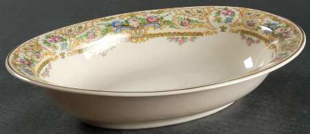 Rose Marie 9" Oval Vegetable Bowl