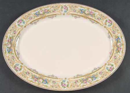 Rose Marie 14" Oval Serving Platter