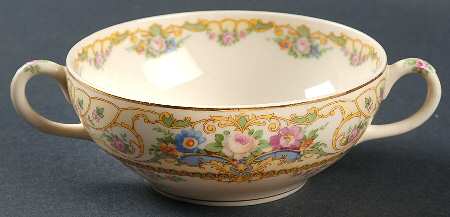 Rose Marie Flat Cream Soup Bowl
