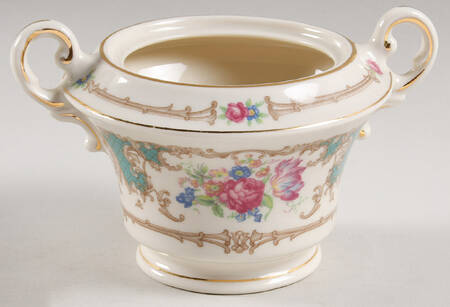 Romance Green Sugar Bowl No Lid
