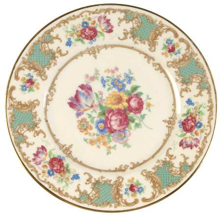 Romance Green Bread & Butter Plate