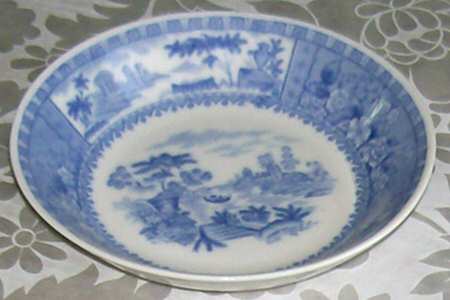 Roosevelt (Blue) Fruit/Dessert (Sauce) Bowl