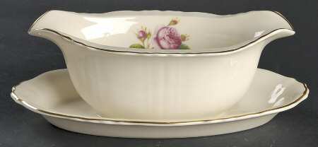 Rosalie Gravy Boat with Attached Underplate