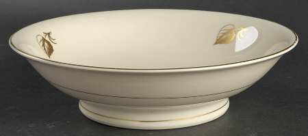 Roseleaf 9" Round Vegetable Bowl