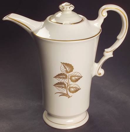 Roseleaf Coffee Pot & Lid