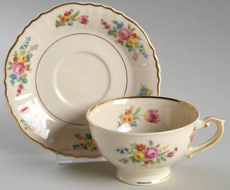 Rosemoor Footed Cup & Saucer Set