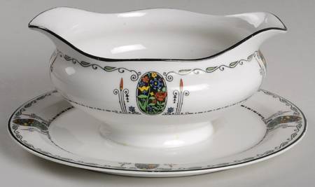Rosemont Gravy Boat with Attached Underplate