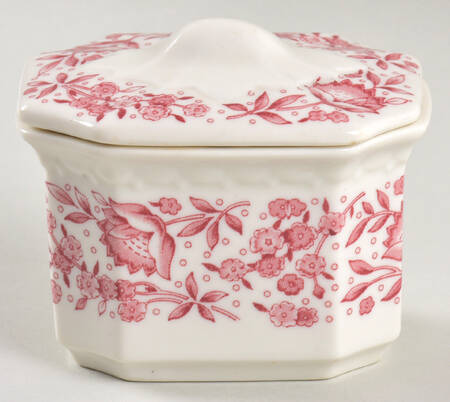 Roxbury-Red (No Trim) Mini Sugar Bowl & Lid