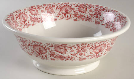 Roxbury-Red (No Trim) 9" Round Vegetable Bowl