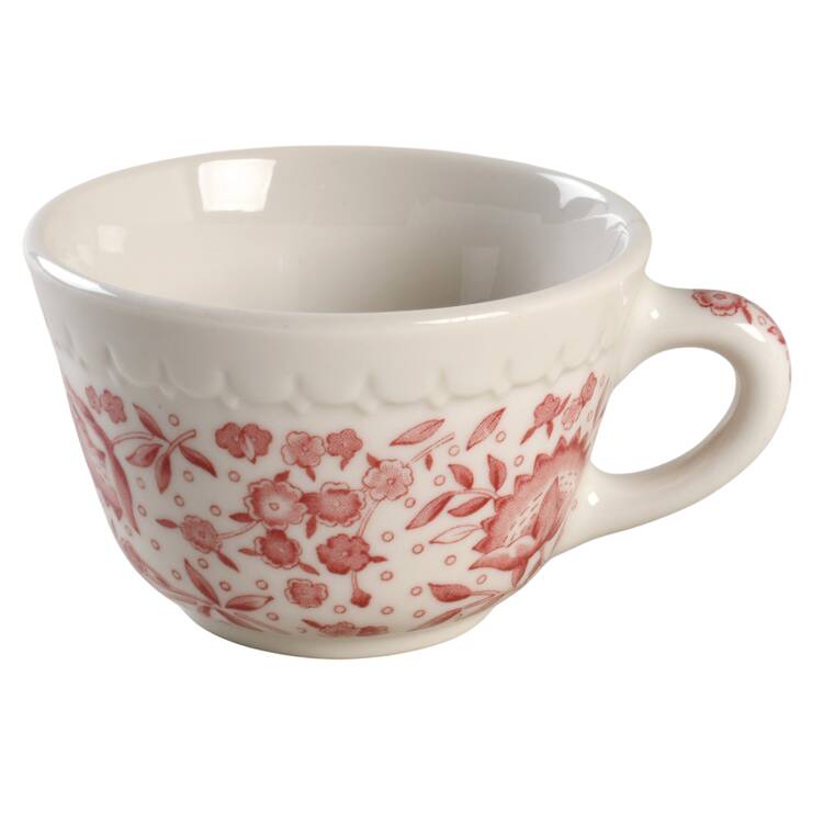 Roxbury-Red (No Trim) Flat Cup
