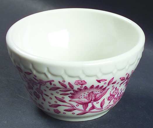 Roxbury-Red (No Trim) Flat Bouillon Cup
