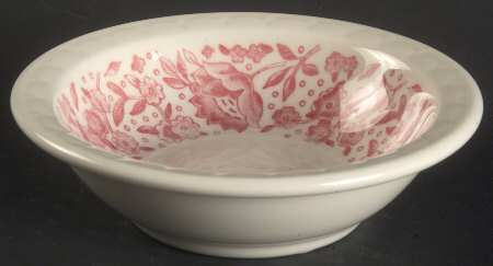 Roxbury-Red (No Trim) Rim Fruit/Dessert (Sauce) Bowl