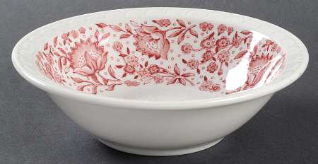Roxbury-Red (No Trim) Rim Cereal Bowl by Syracuse