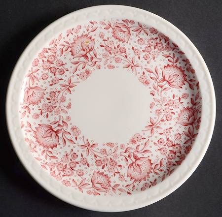 Roxbury-Red (No Trim) Salad Plate