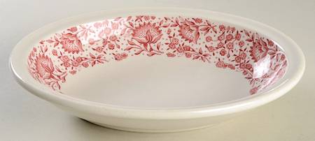 Roxbury-Red (No Trim) 9" Oval Vegetable Bowl