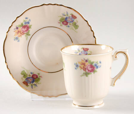 Santa Rosa Footed Demitasse Cup & Saucer Set