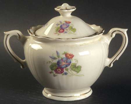 Santa Rosa Sugar Bowl & Lid