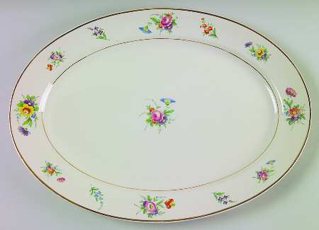 Selma 16" Oval Serving Platter by Syracuse