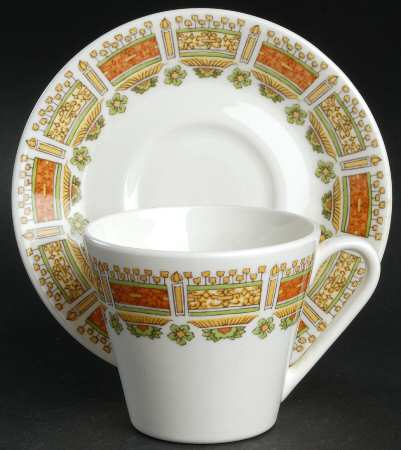 Seville Flat Cup & Saucer Set