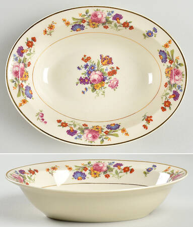 Sharon 8" Oval Vegetable Bowl