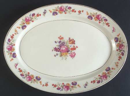 Sharon 16" Oval Serving Platter