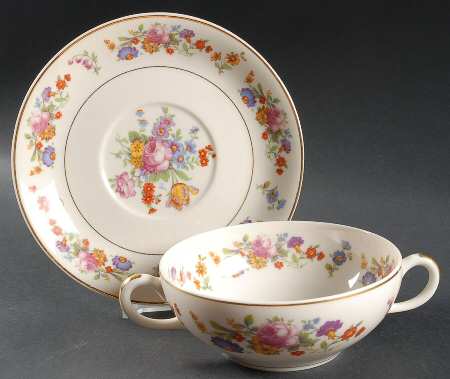 Sharon Flat Cream Soup Bowl & Saucer Set