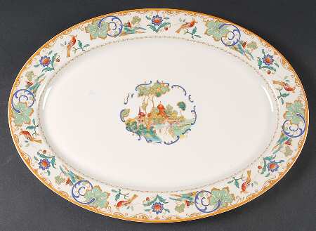 Shalimar 16" Oval Serving Platter by Syracuse