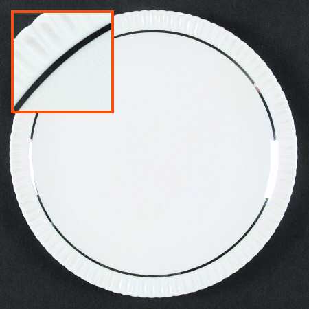 Shelledge Platinum Salad Plate