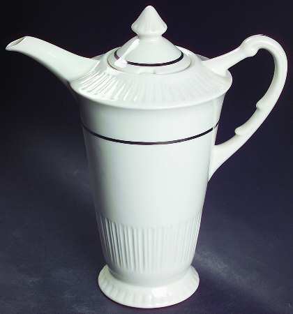 Shelledge Platinum Coffee Pot & Lid