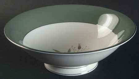 Splendor (Platinum Trim) 8" Round Vegetable Bowl