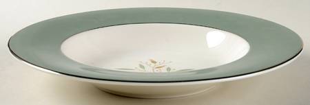 Splendor (Platinum Trim) Rim Soup Bowl