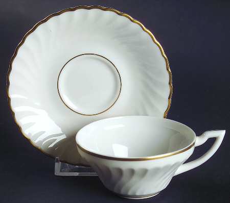 Standish Flat Demitasse Cup & Saucer Set
