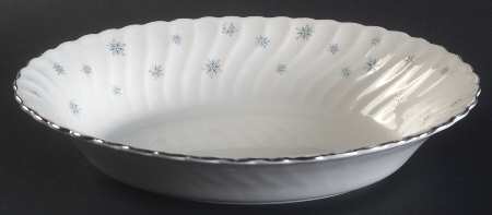 Stardust 10" Oval Vegetable Bowl