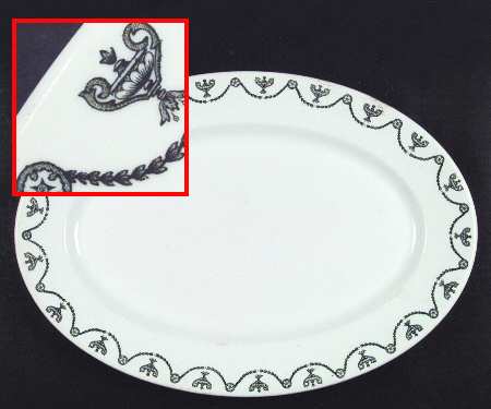 St. Elmo 14" Oval Serving Platter