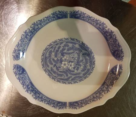 Strawberry Hill Blue 10" Oval Steak Platter