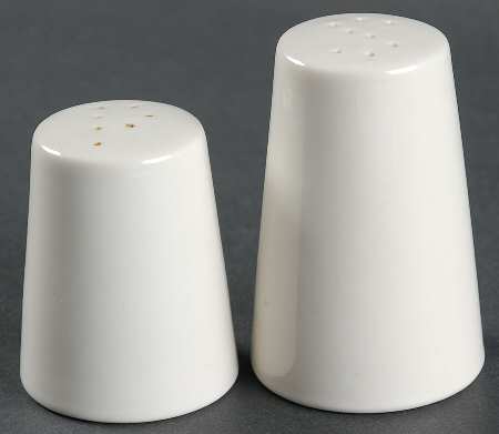 Surf White Salt & Pepper Set