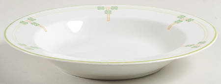 Tudor Rose Rim Soup Bowl