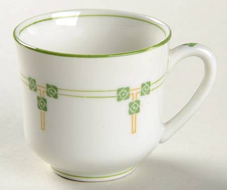 Tudor Rose Flat Demitasse Cup