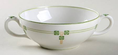 Tudor Rose Flat Cream Soup Bowl