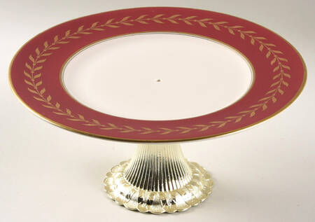SY12 Cake Stand with 4"-5" Metal Pedestal  Hc