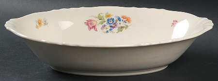 SY38 10" Oval Vegetable Bowl