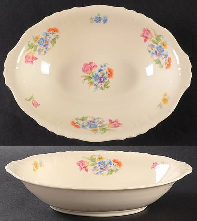 SY38 9" Oval Vegetable Bowl