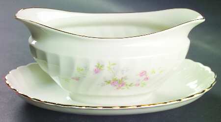 SY48 Gravy Boat with Attached Underplate