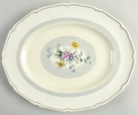 SY62 13" Oval Serving Platter
