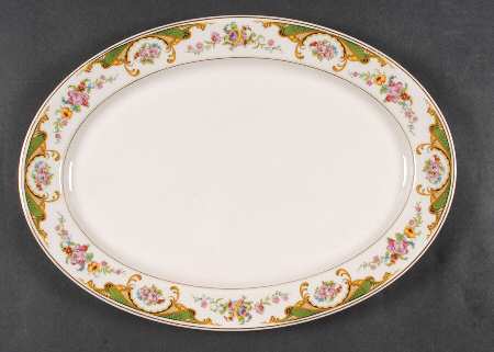 SY67 14" Oval Serving Platter