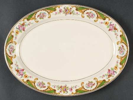 SY67 12" Oval Serving Platter