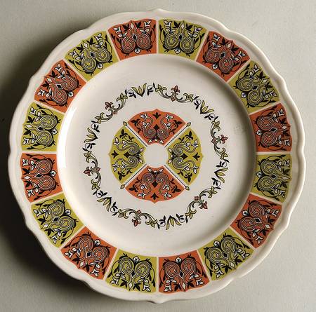 Coral 'N Jade Salad Plate