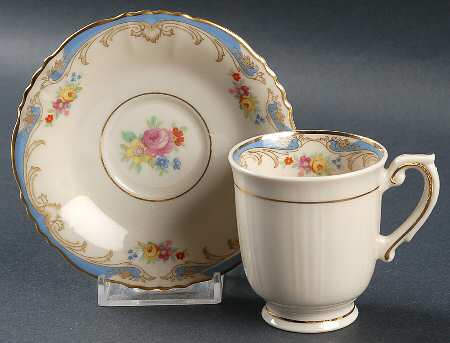 Symphony Footed Demitasse Cup & Saucer Set