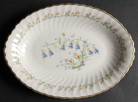 Temple Bells 11" Oval Serving Platter