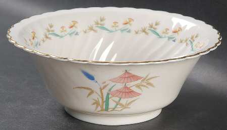 Temple Bells 7" Round Vegetable Bowl